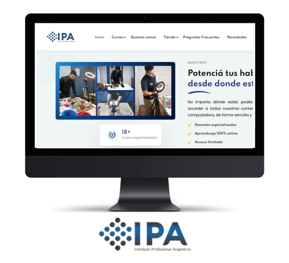 lms institutoprofesionalargentino.com.ar