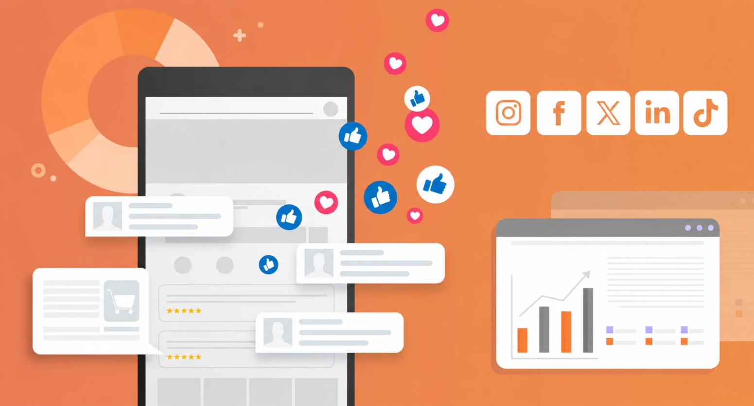 publicidad redes sociales instagram facebook x.com linkedin tiktok